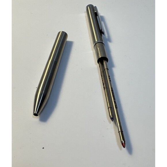 Sheaffer Japan Pen Stainless Steel Multi-Action Pen Dual Ink - Picture 5 of 7